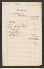 k.k. naturhistorisches Hofmuseum, Intendanzakten 1885-1896 (Hauer), Aktenzahl Z.286/1889, Seite 1